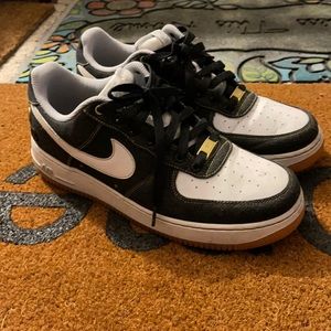 Nike Air Force 1 men denim sneakers EUC size 10.5